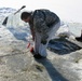 Students take plunge in icy water for Cold-Weather Operations Course 18-02 at Fort McCoy