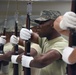 U.S. AF Honor Guard Drill Team practices new routine