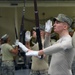 U.S. AF Honor Guard Drill Team practices new routine