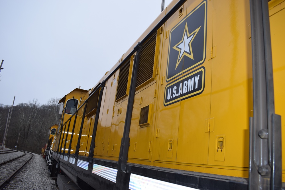 Crane Army Trains are the Stars of the Railroad
