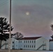 Moon sets over Fort McCoy