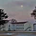 Moon sets over Fort McCoy