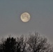 Moon sets over Fort McCoy