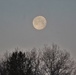 Moon sets over Fort McCoy