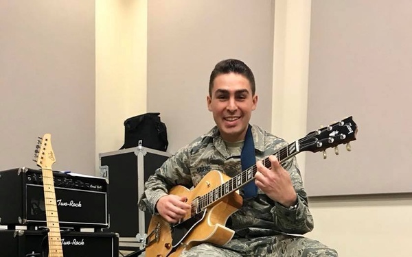 U.S. Air Force Band of the Golden West Welcomes Airman 1st Class Michael Havens