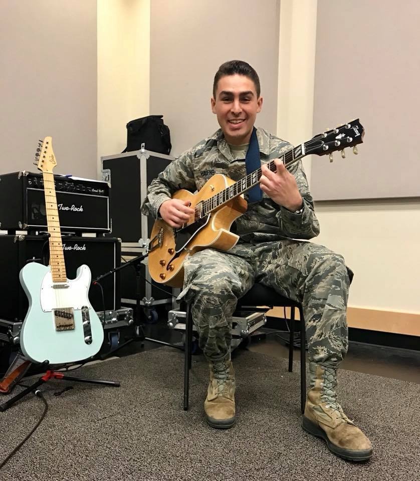 U.S. Air Force Band of the Golden West Welcomes Airman 1st Class Michael Havens