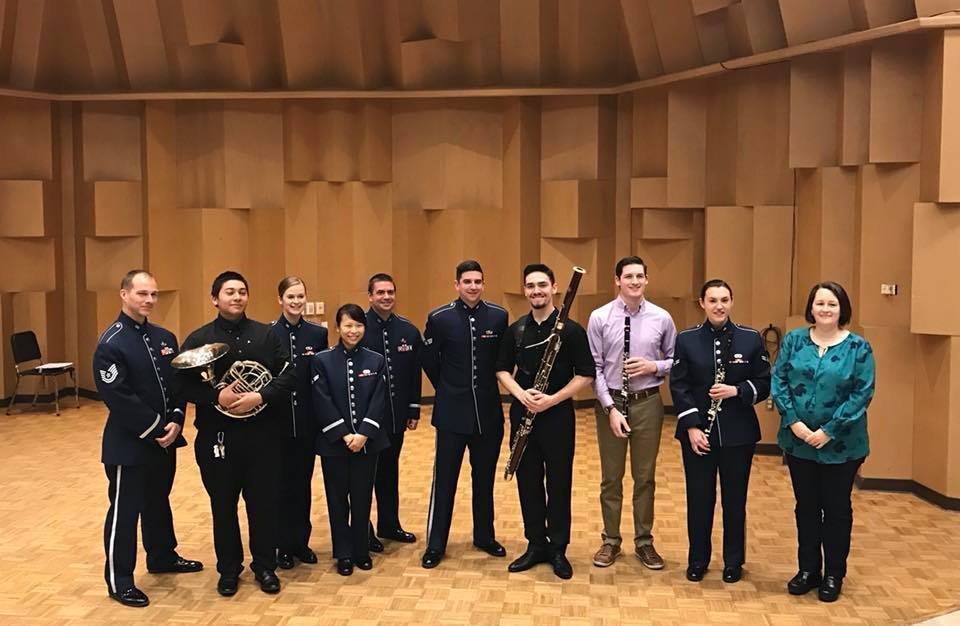 Golden West Winds Woodwind Quintet Leads Master Class at California State University East Bay