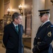 British Defence Secretary Gavin Williamson Participates in a Public Wreath-Laying Ceremony at the Tomb of the Unknown Soldier at Arlington National Cemetery