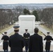 British Defence Secretary Gavin Williamson Participates in a Public Wreath-Laying Ceremony at the Tomb of the Unknown Soldier at Arlington National Cemetery