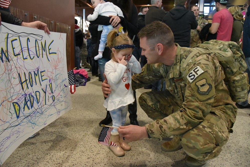 119th Security Forces members return from deployment