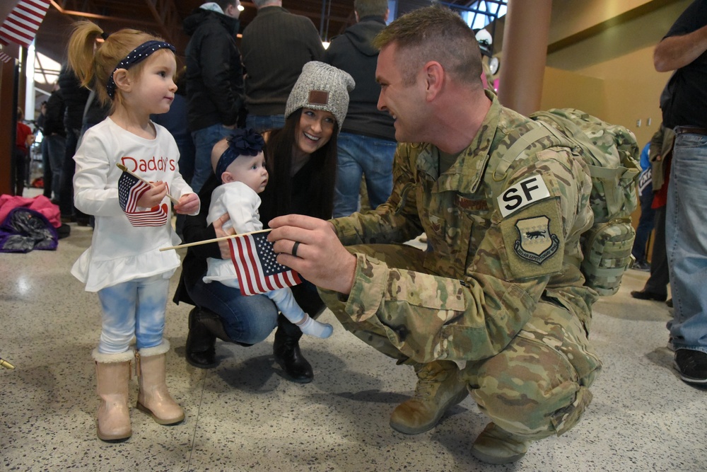 119th Security Forces members return from deployment