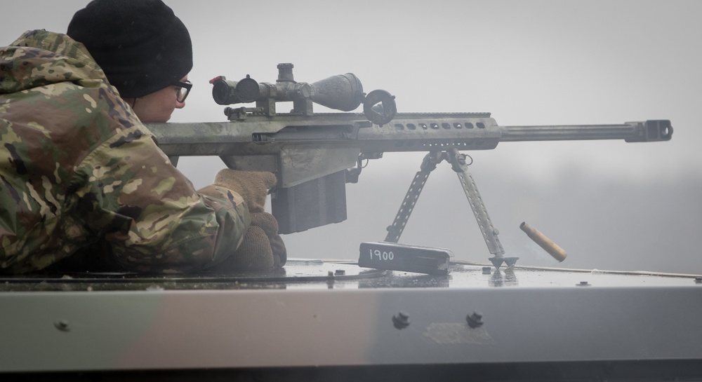 US Snipers’ range day with Barrett rifles
