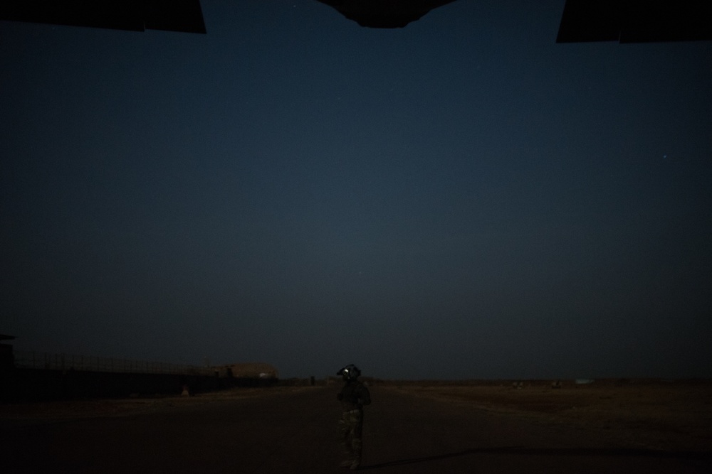 Airmen conduct cargo operations in East Africa