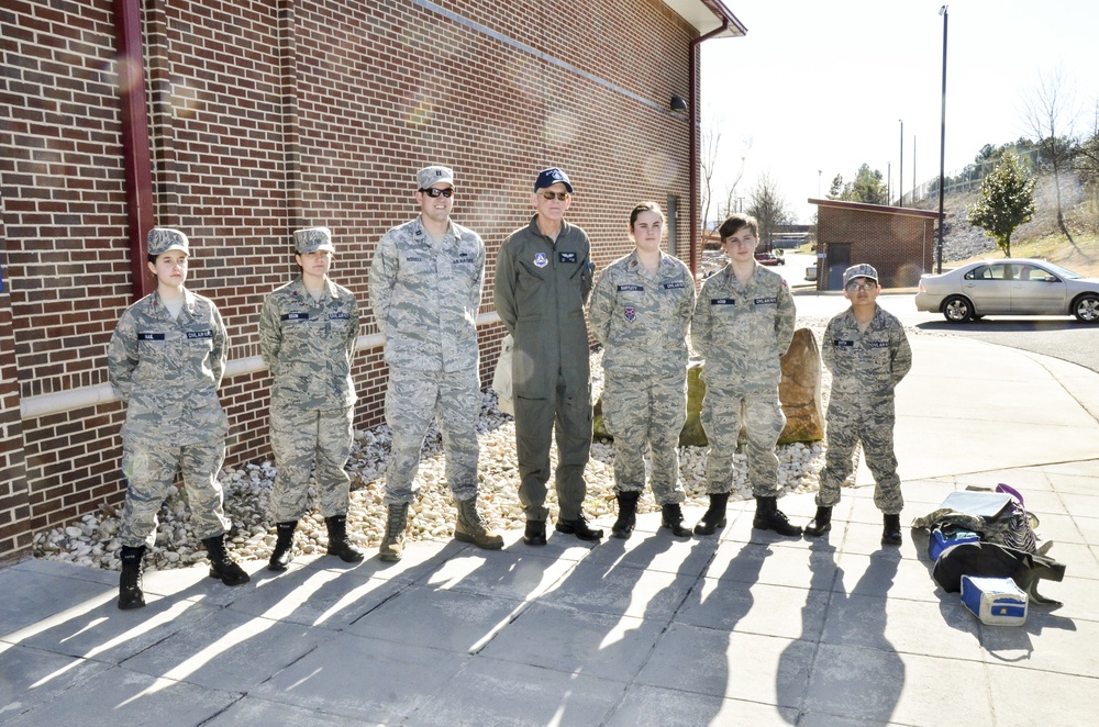 JROTC And Civil Air Patrol Flies With 117 ARW