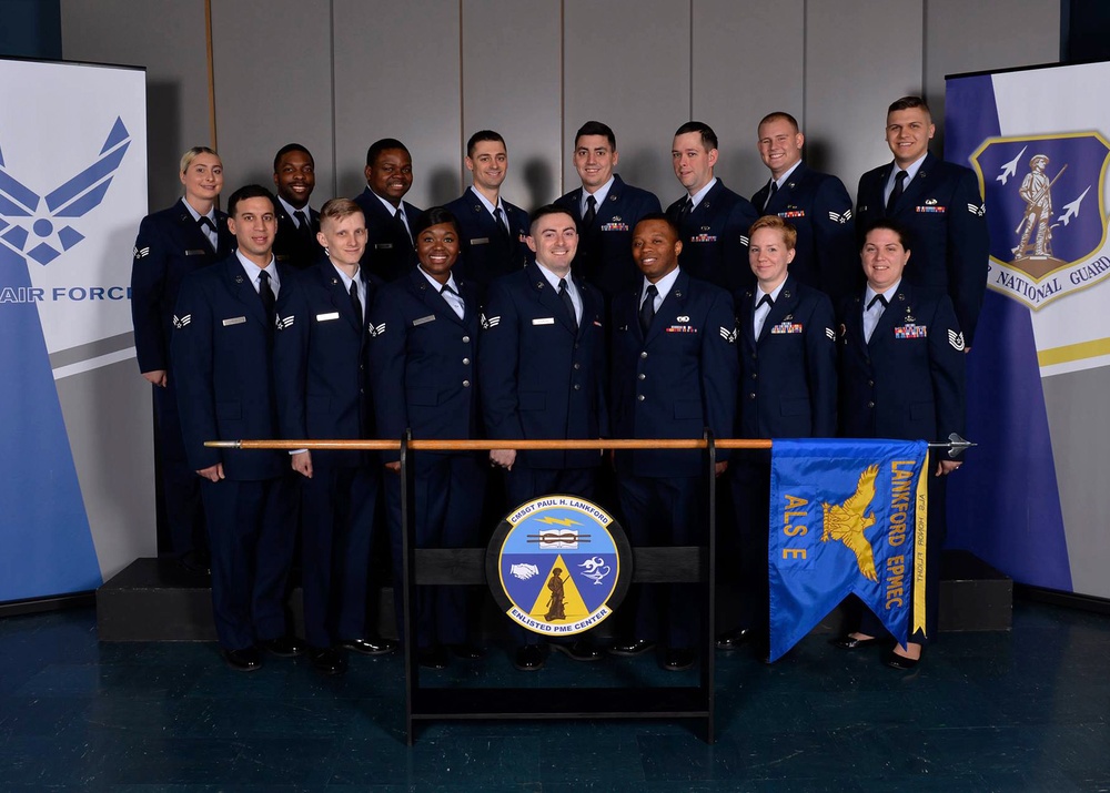Airman Leadership School Class 18-4, E-Flight