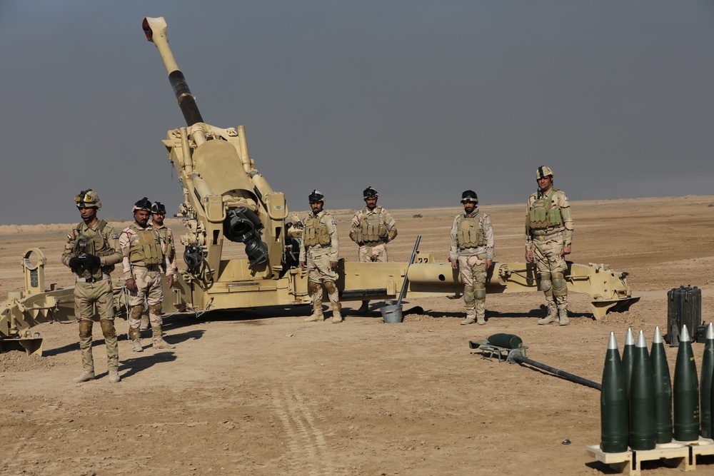 Iraqi Army M198 with Task Force Monsabert and Wagram