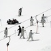 Cold-Weather Operations Course 18-03 students learn to ski during training at Fort McCoy