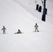 Cold-Weather Operations Course 18-03 students learn to ski during training at Fort McCoy