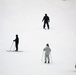 Cold-Weather Operations Course 18-03 students learn to ski during training at Fort McCoy