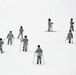 Cold-Weather Operations Course 18-03 students learn to ski during training at Fort McCoy