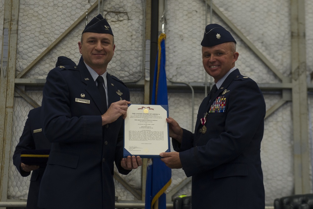 19th SOS change of command