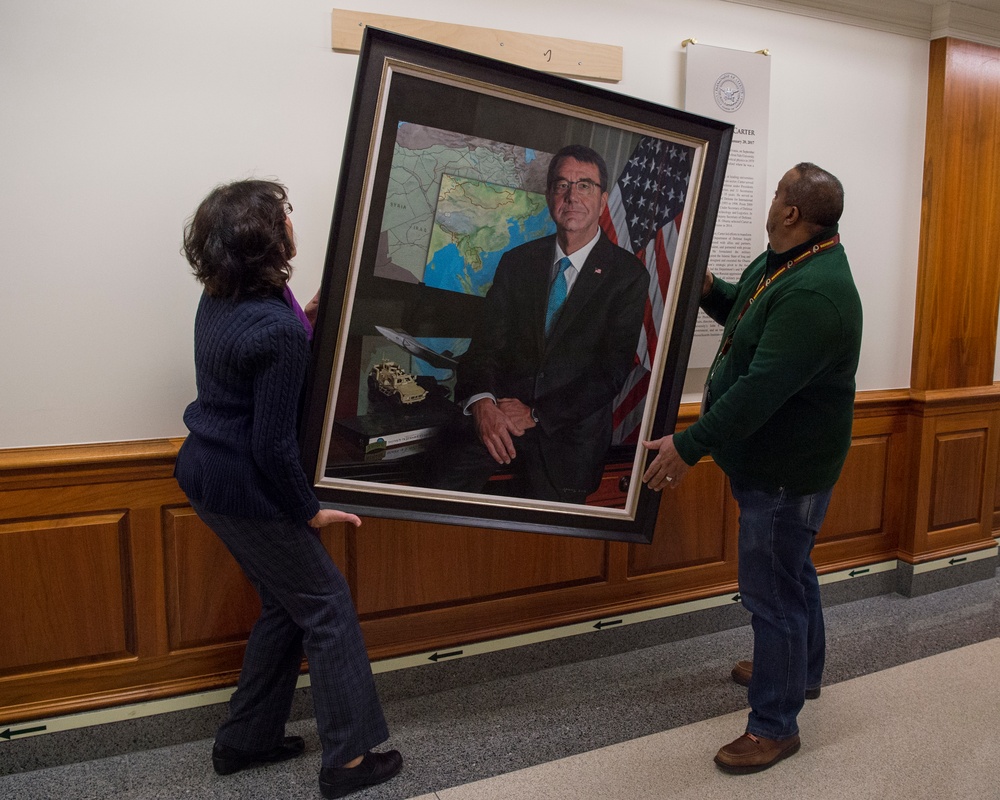 SD Former Secretary Carter Portrait Unveiling