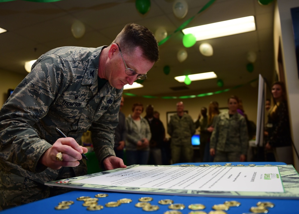 Military saves month kick-off event &amp; proclamation signing