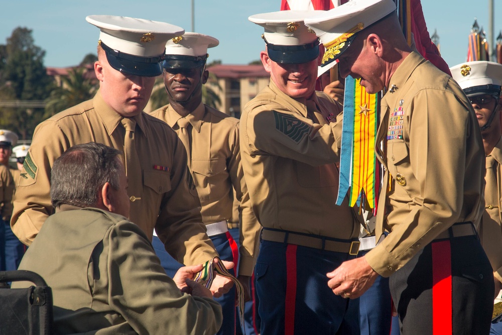 1st Marine Division 77th Anniversary Ceremony
