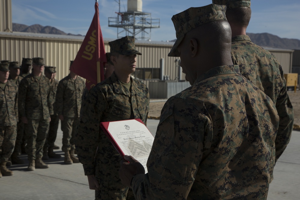 3rd MAW CG visits Marines at ITX 2-18