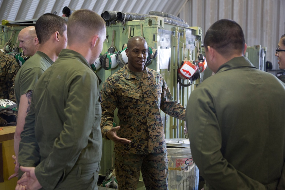 3rd MAW CG visits Marines at ITX 2-18