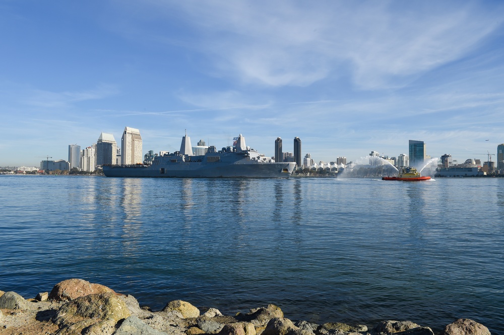 USS San Diego Returns from DeploymentReleased MCCM Michael Mitchell SURFPAC michael.d.mitchell@navy.mil via DVIDS