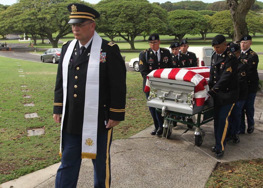 Funeral For Soldier Killed During WWII (Lobdell, L.)