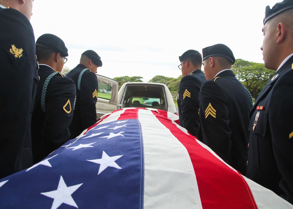 Funeral For Soldier Killed During WWII (Lobdell, L.)