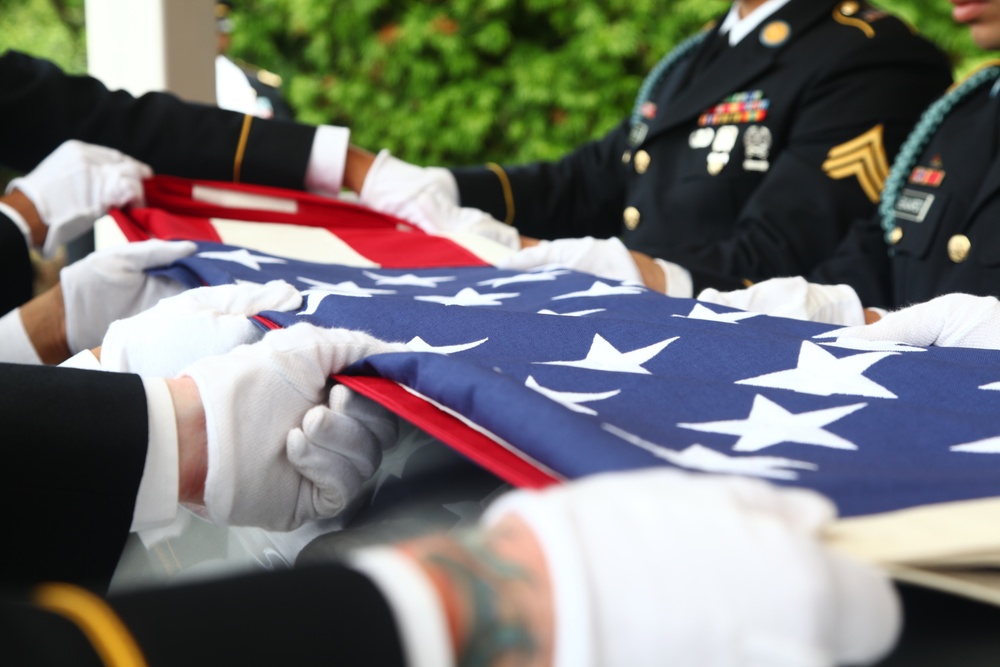 Funeral for Soldier killed during World War II