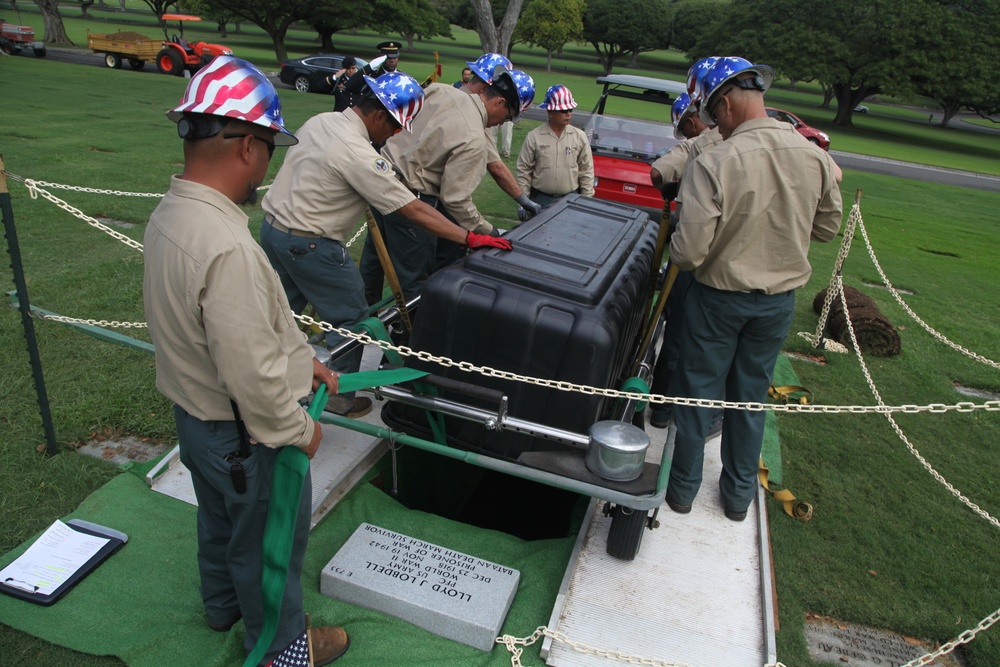 Funeral For Soldier Killed During WWII (Lobdell, L.)