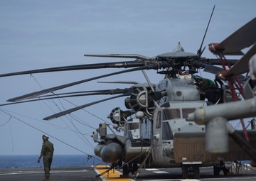 Preperation for Flight Operations aboard USS Bonhomme Richard