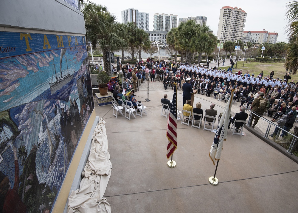 New memorial honors crew of Coast Guard Cutter Tampa killed in WWI