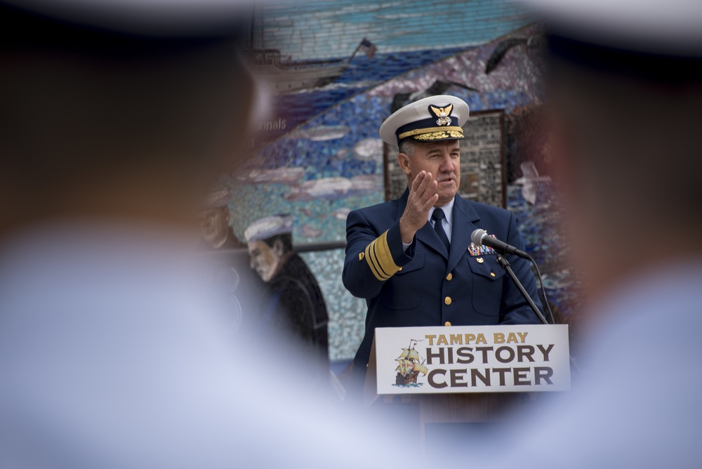 New memorial honors crew of Coast Guard Cutter Tampa killed in WWI