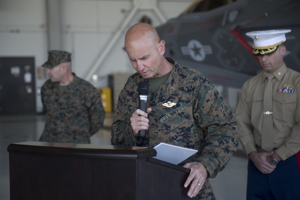 Marine Fighter Attack Squadron (VMFA) 211 Change of Command Ceremony