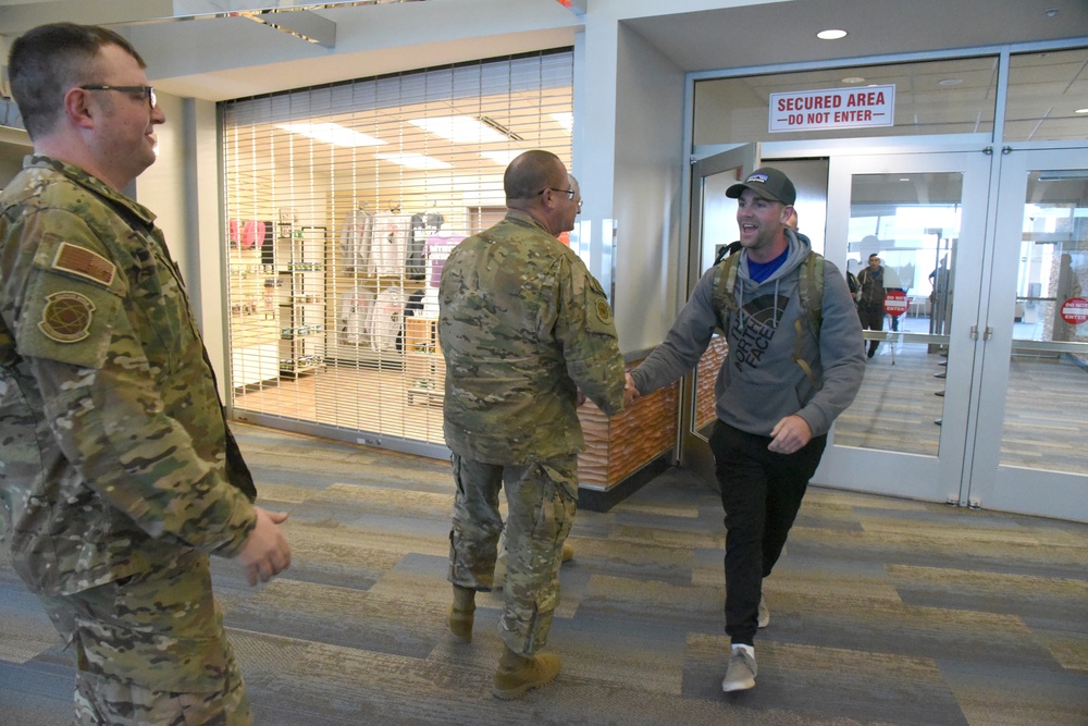 219th Security Forces members return from deployment