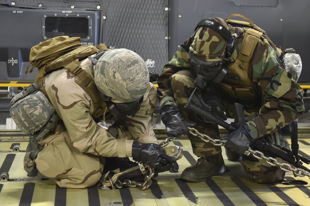 CRW Airmen participate in readiness exercise