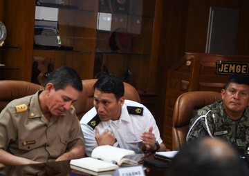 WVNG leaders establish priorities for future engagements with Peruvian military forces