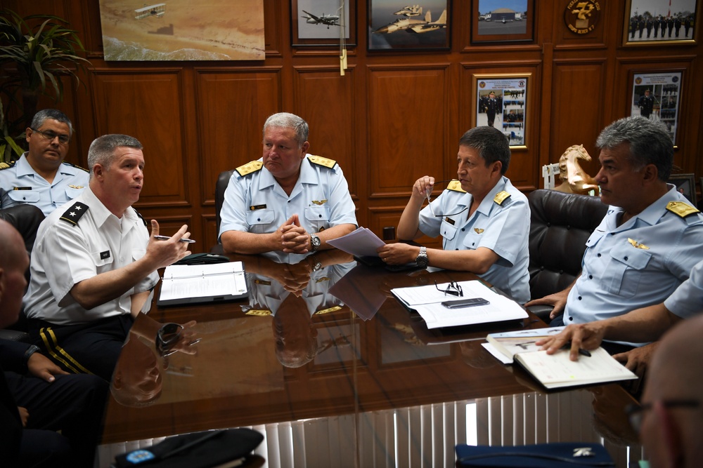 WVNG leaders establish priorities for future engagements with Peruvian military forces
