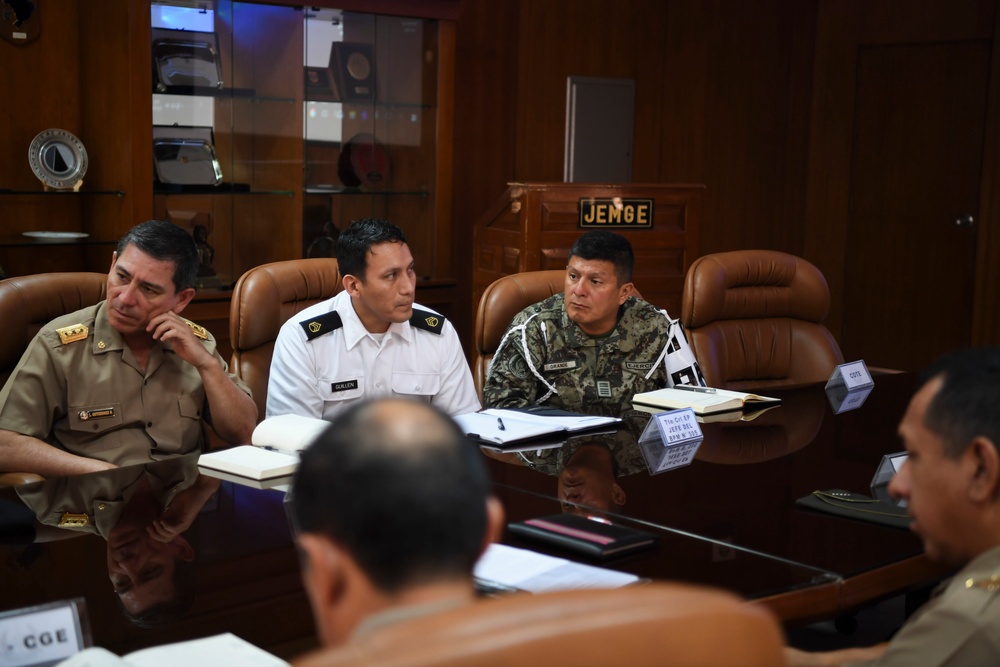 WVNG leaders establish priorities for future engagements with Peruvian military forces