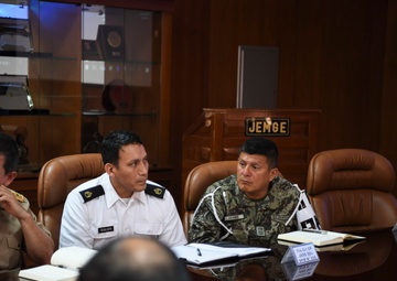 WVNG leaders establish priorities for future engagements with Peruvian military forces