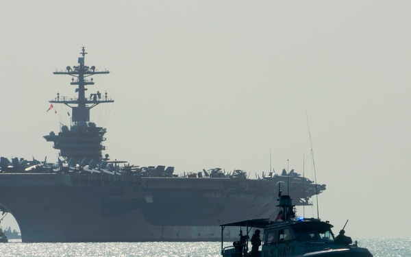 USS Theodore Roosevelt visits Bahrain