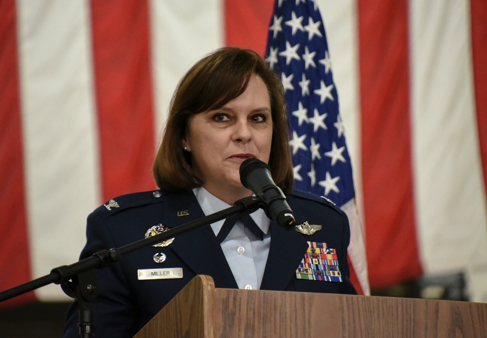 Historical Assumption of Command, First Female Takes Command of Ohio Air Guard Unit