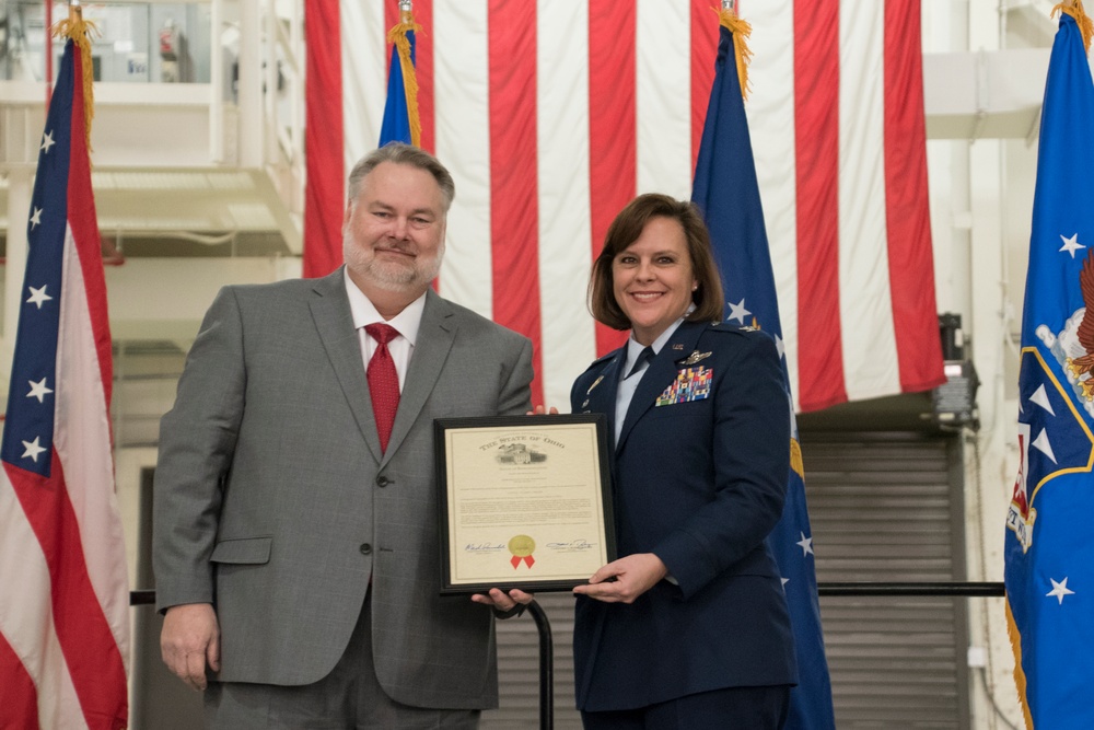 Historical Assumption of Command, First Female Takes Command of Ohio Air Guard Unit