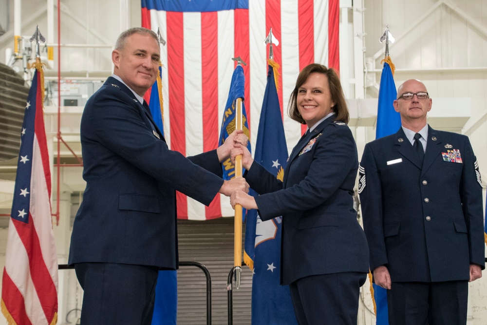 Historical Assumption of Command, First Female Takes Command of Ohio Air Guard Unit