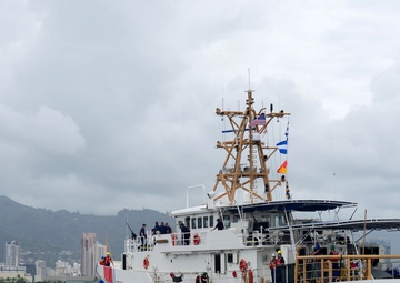 USCGC Gerczak (WPC 1126) arrives to new homeport of Honolulu